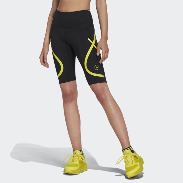 Adidas By Stella Mccartney Short Cycliste Truepace Noir Mode