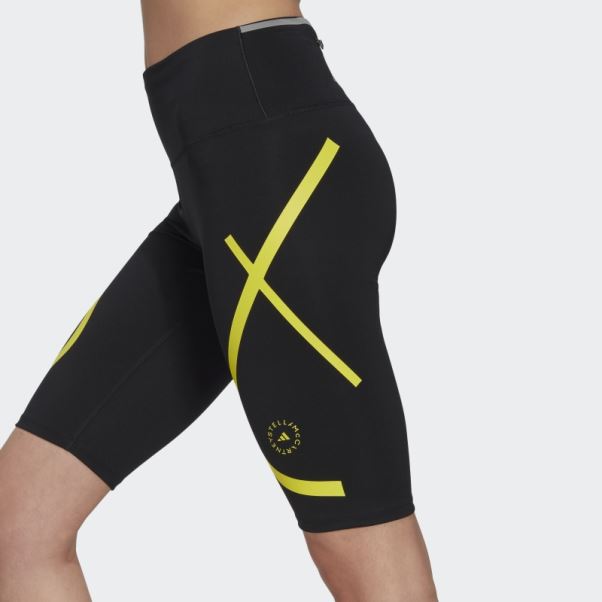 Adidas By Stella Mccartney Short Cycliste Truepace Noir Mode