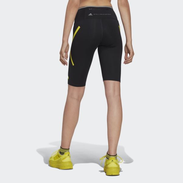 Adidas By Stella Mccartney Short Cycliste Truepace Noir Mode