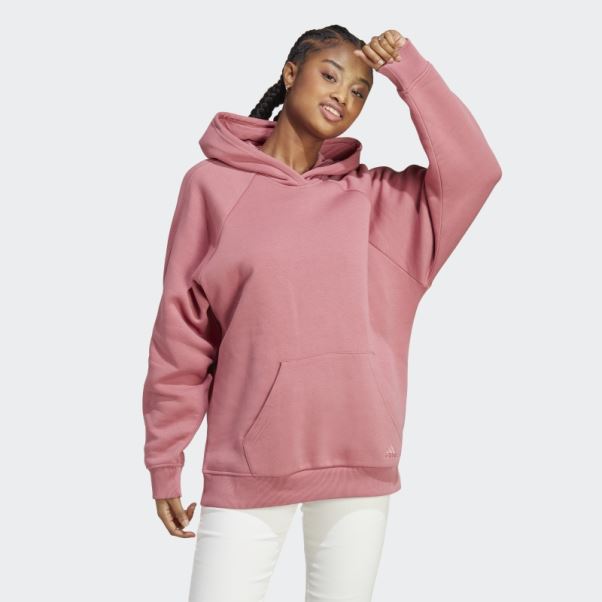Tout Szn Polaire Copain Sweat à Capuche Adidas Rose