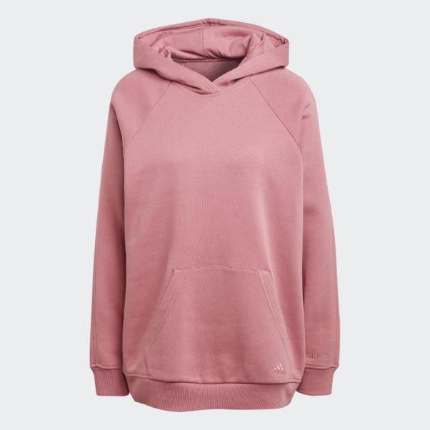 Tout Szn Polaire Copain Sweat à Capuche Adidas Rose