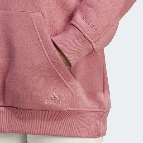 Tout Szn Polaire Copain Sweat à Capuche Adidas Rose