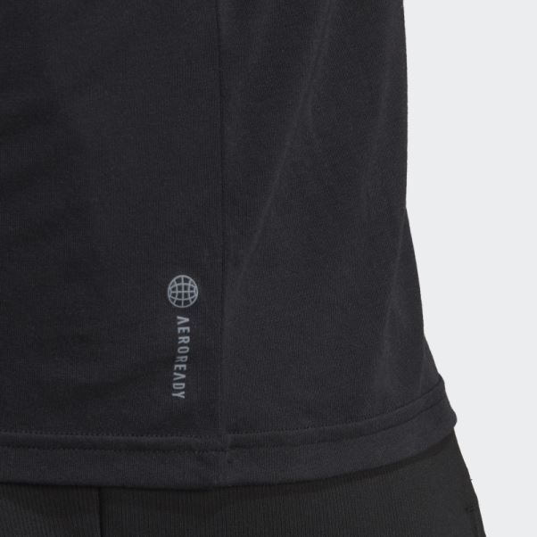 T-shirt Oversize Adidas Yoga Studio Noir (taille Plus)