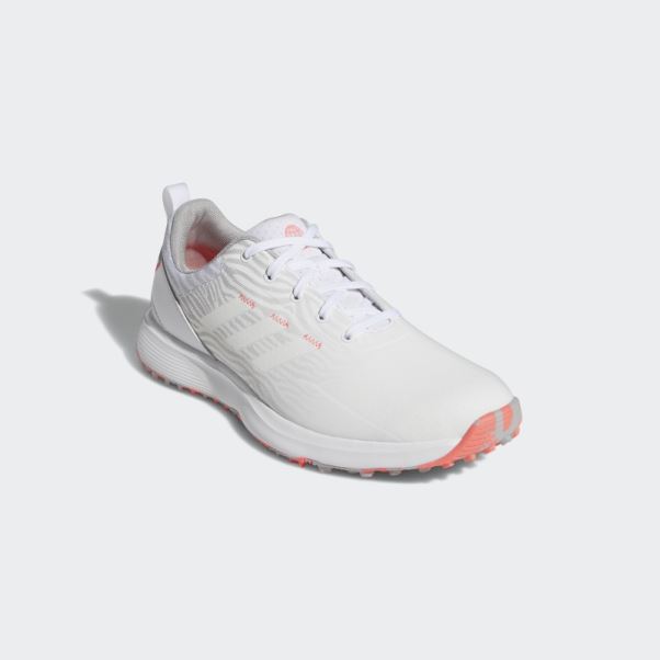 Chaussures De Golf Sans Crampons Adidas S2g Pour Femmes Blanches