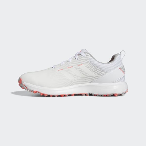 Chaussures De Golf Sans Crampons Adidas S2g Pour Femmes Blanches