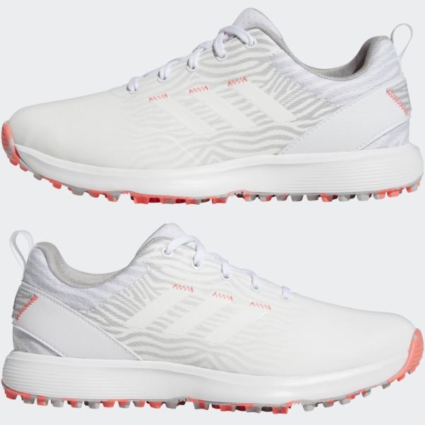 Chaussures De Golf Sans Crampons Adidas S2g Pour Femmes Blanches