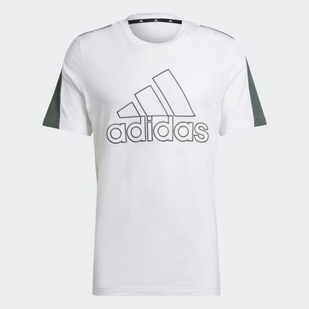 Adidas Future Icons Badge Brodé De Sport T-shirt Blanc