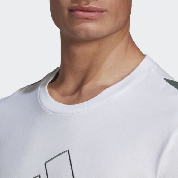 Adidas Future Icons Badge Brodé De Sport T-shirt Blanc