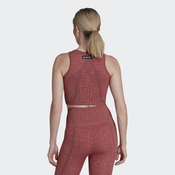 Soutien-gorge Texturé à Maintien Léger Formotion Sculpt Adidas Bordeaux