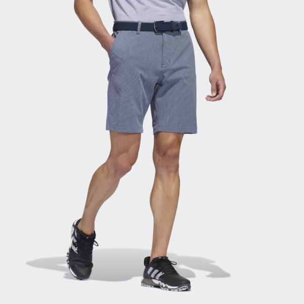 Short Adidas Bleu Marine Hachuré