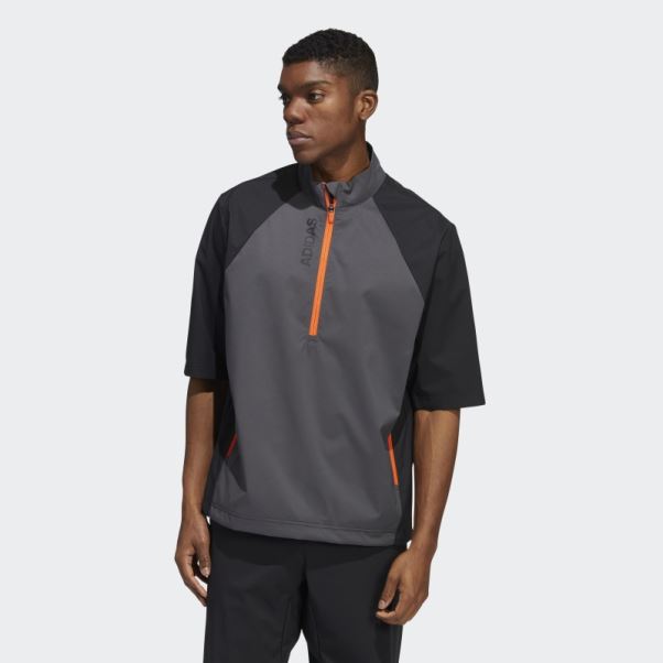 Blouson Manches Courtes Provisoire Noir Adidas