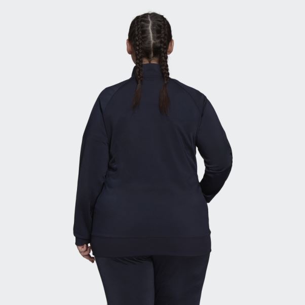 Ink Essentials Warm-up Tricot Slim 3-stripes Track Jacket (taille Plus) Adidas