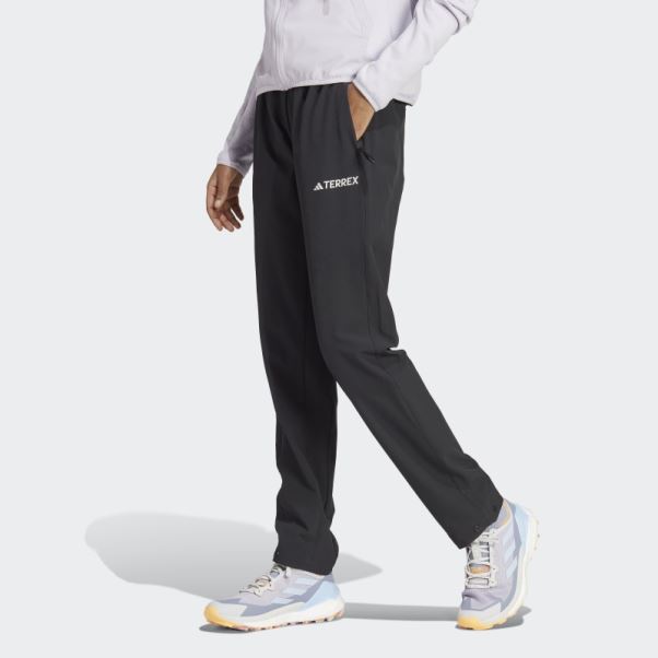 Pantalon De Survêtement De Randonnée Noir Terrex Liteflex Adidas