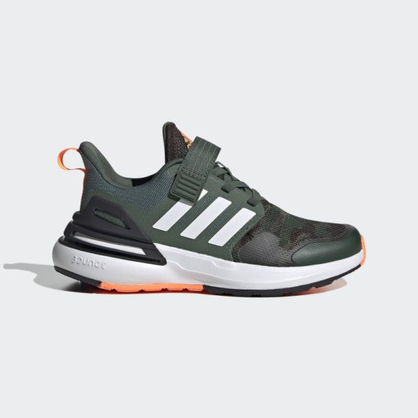 Chaussures Adidas Rapidasport Bounce Elastic Lace Top Strap Noir