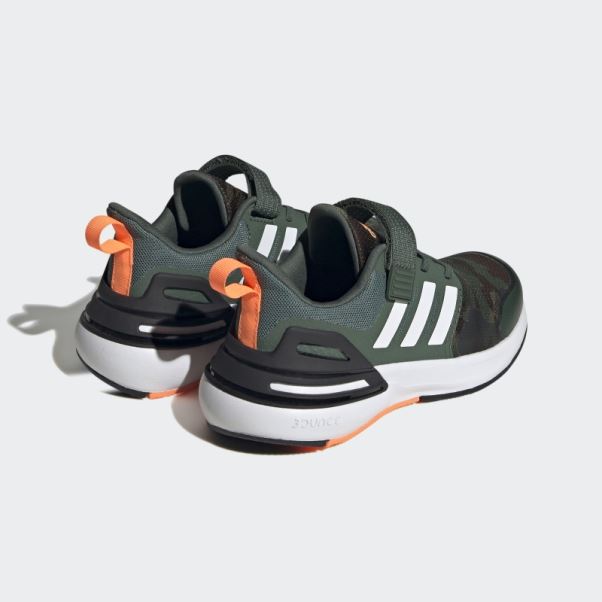 Chaussures Adidas Rapidasport Bounce Elastic Lace Top Strap Noir