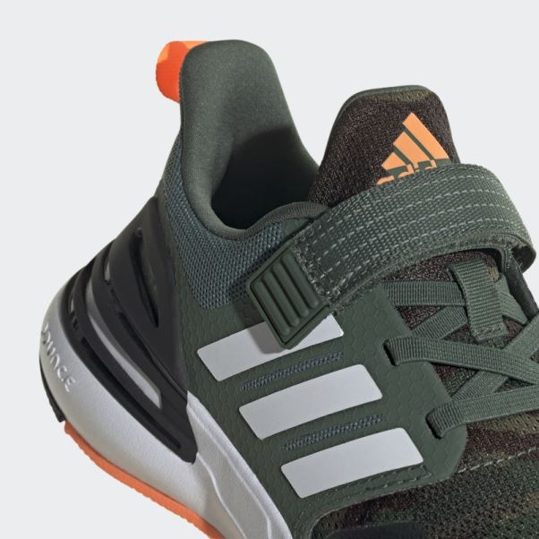 Chaussures Adidas Rapidasport Bounce Elastic Lace Top Strap Noir