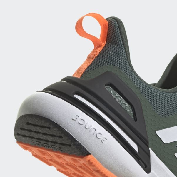 Chaussures Adidas Rapidasport Bounce Elastic Lace Top Strap Noir