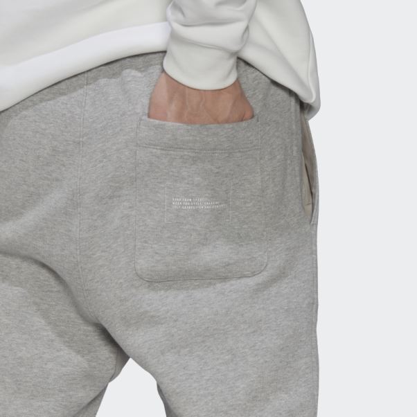 Pantalon Polaire Adidas Gris Moyen