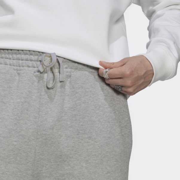 Pantalon Polaire Adidas Gris Moyen