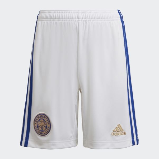 Short Domicile Adidas Leicester City Fc 22/23 Blanc