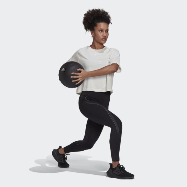 Leggings D'entraînement 7/8 Hiit Luxe 45 Seconds Noir Sur Mesure Adidas