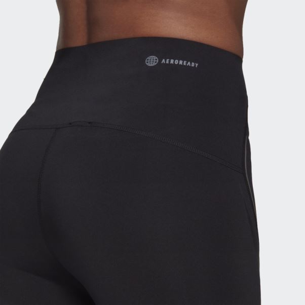 Leggings D'entraînement 7/8 Hiit Luxe 45 Seconds Noir Sur Mesure Adidas