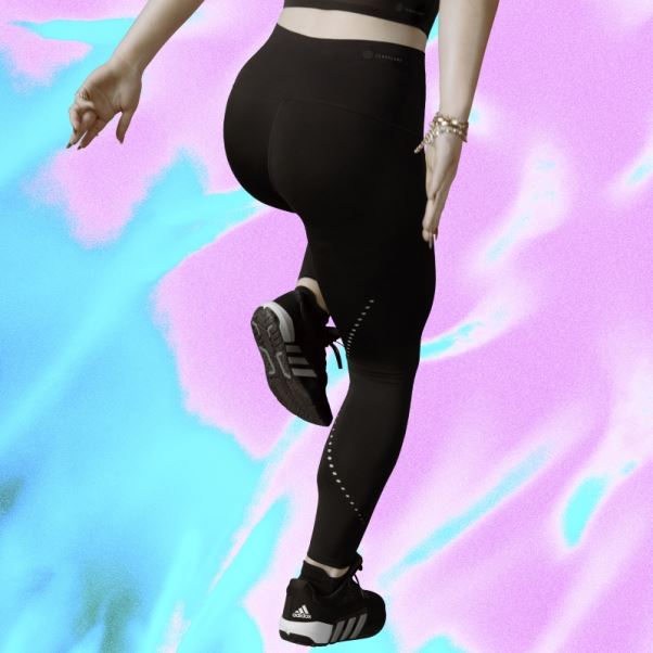 Leggings D'entraînement 7/8 Hiit Luxe 45 Seconds Noir Sur Mesure Adidas