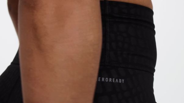 Optime Training Croc Emboss 7/8 Legging Noir Adidas