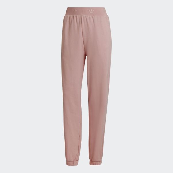 Pantalon à Revers Adidas Mauve