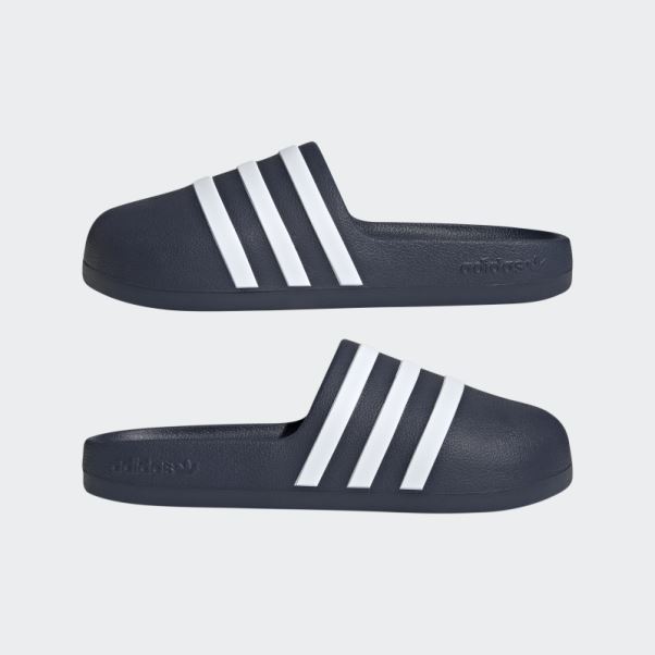 Claquettes Adidas Adifom Adilette Bleu Marine