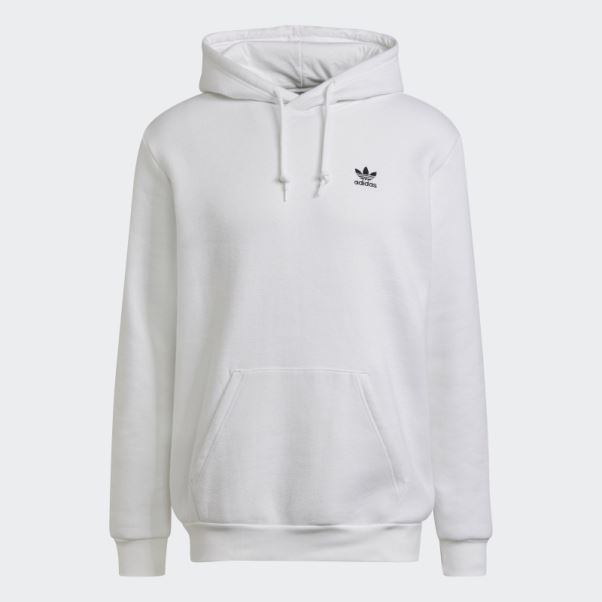Sweat à Capuche Trèfle Adidas Adicolor Essentials Blanc