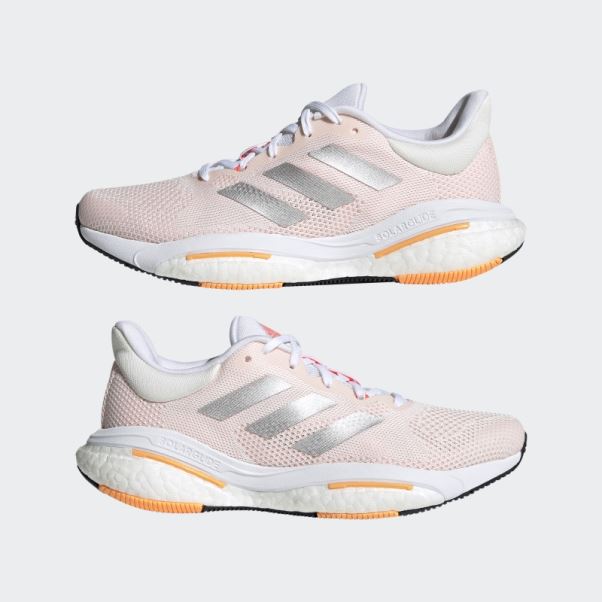 Chaussures Solarglide 5 Adidas Blanc
