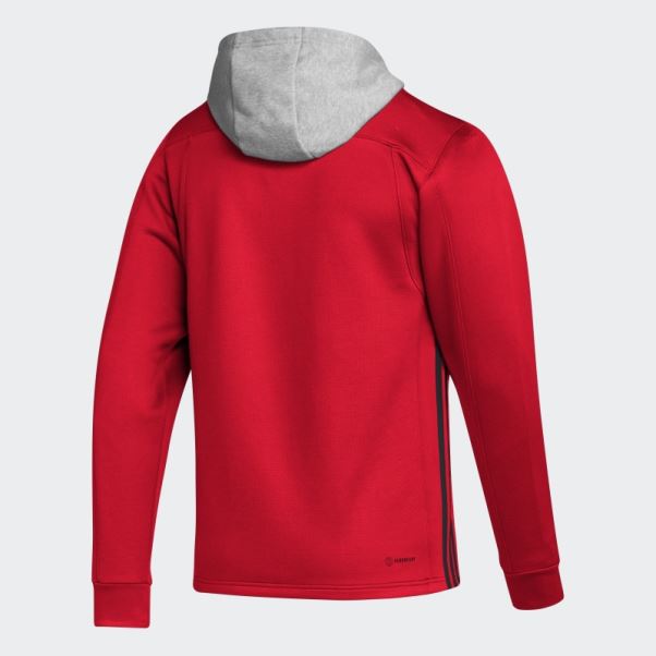 Devils Skate Lace Sweat à Capuche Adidas Rouge