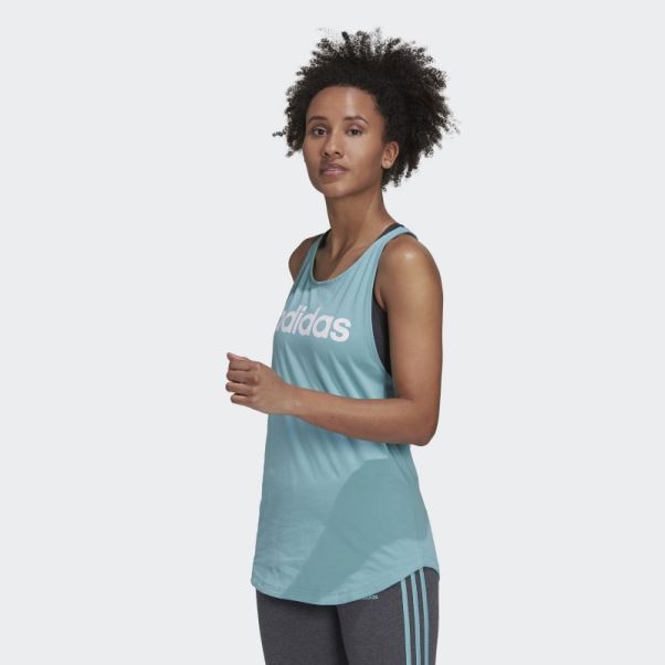 Débardeur à Logo Essentials Adidas Mint Ton
