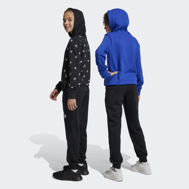 Adidas Essentials - Jogging Coupe Classique En Coton à Gros Logo - Noir