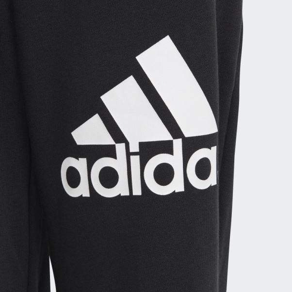 Adidas Essentials - Jogging Coupe Classique En Coton à Gros Logo - Noir