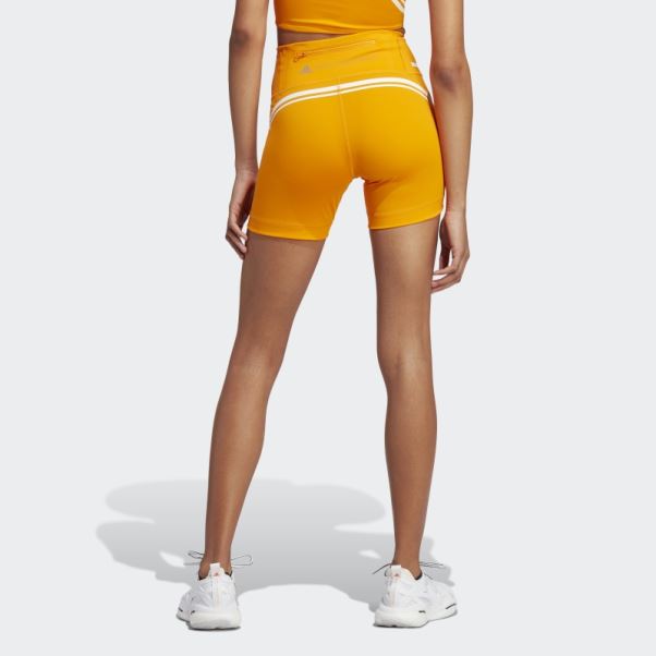 Adidas By Stella Mccartney Short De Course Truepace Mode Orange