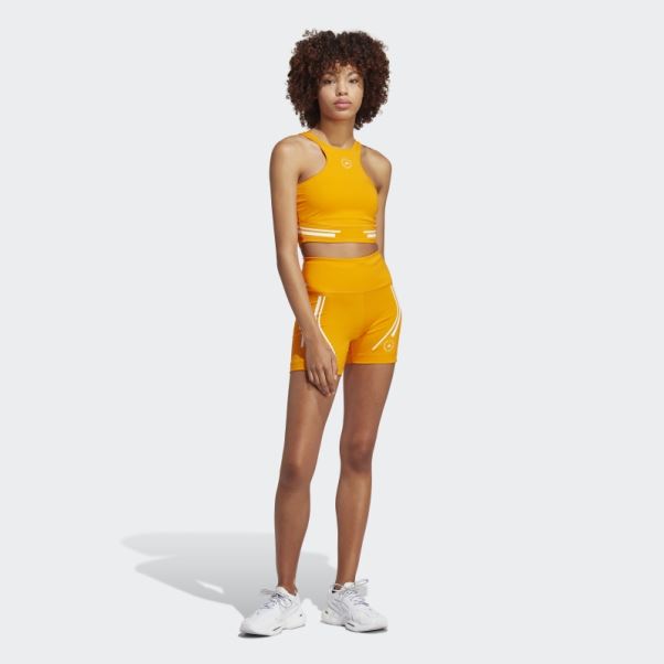 Adidas By Stella Mccartney Short De Course Truepace Mode Orange