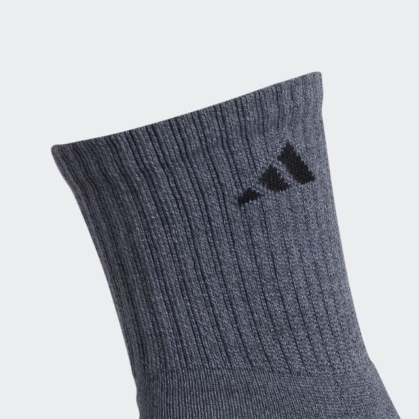 Chaussettes Mi-mollet Matelassées X 3 Paires Gris Adidas