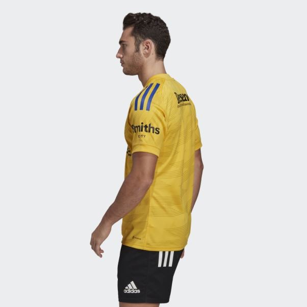 Maillot Domicile Adidas Hurricanes Rugby Replica Or