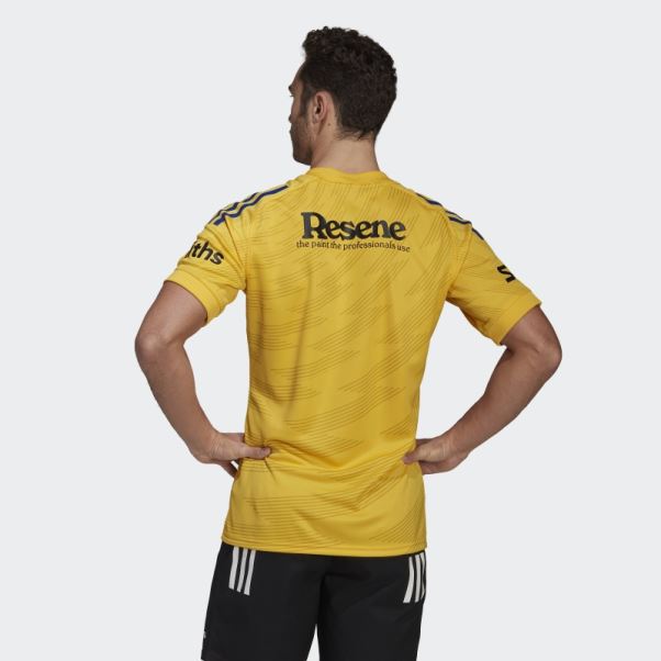 Maillot Domicile Adidas Hurricanes Rugby Replica Or