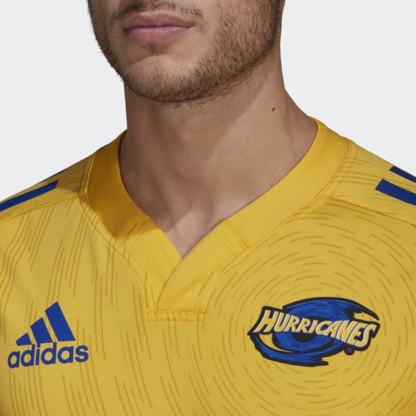 Maillot Domicile Adidas Hurricanes Rugby Replica Or