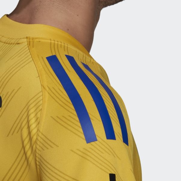 Maillot Domicile Adidas Hurricanes Rugby Replica Or