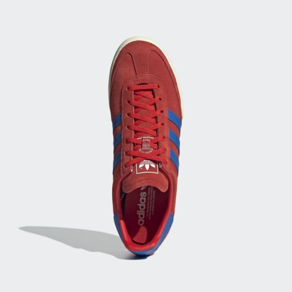 Jeans Chaussures Rouge Adidas