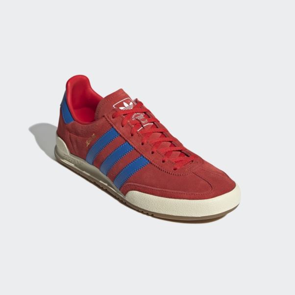 Jeans Chaussures Rouge Adidas