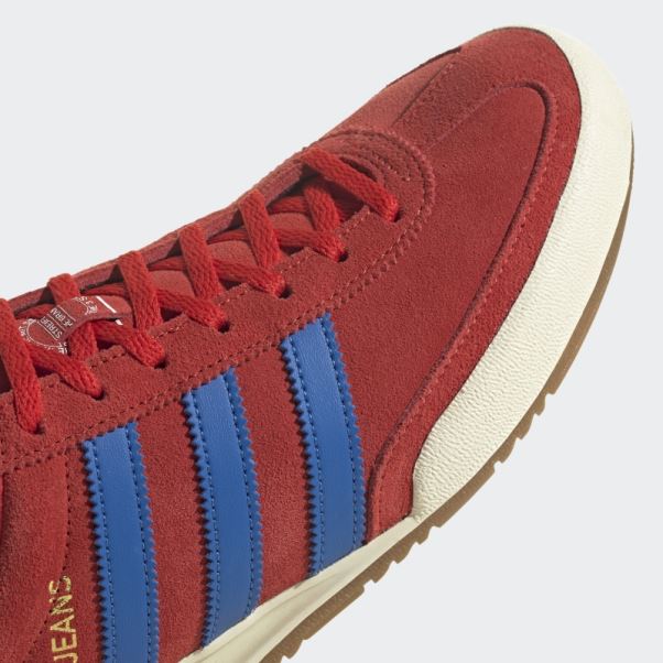 Jeans Chaussures Rouge Adidas