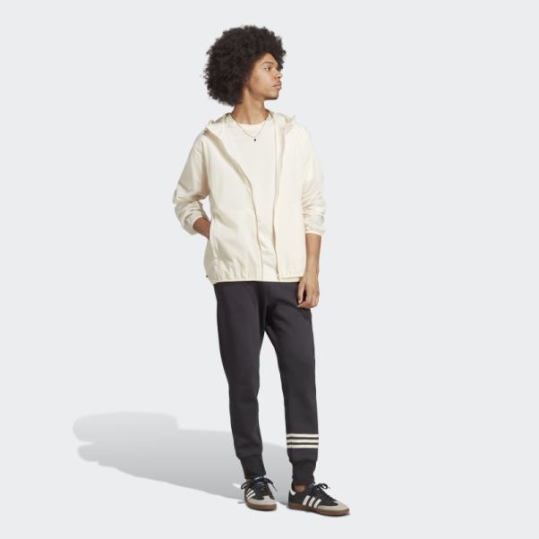 Coupe Vent Trèfle Essentials Adidas Blanc
