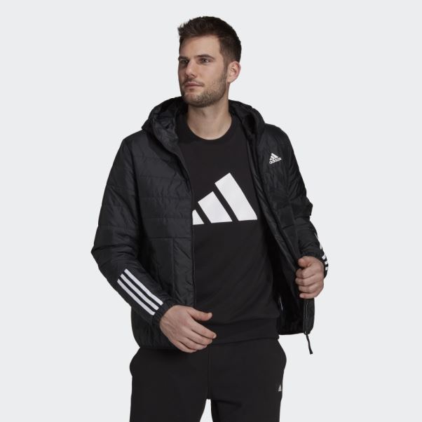 Veste à Capuche Légère Itavic 3 Bandes Noir Adidas
