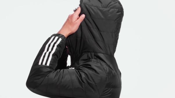 Veste à Capuche Légère Itavic 3 Bandes Noir Adidas