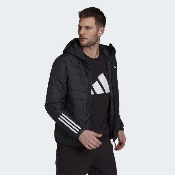 Veste à Capuche Légère Itavic 3 Bandes Noir Adidas